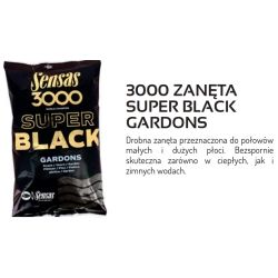 Sensas Zanęta 3000 Super Black Gardons 1kg